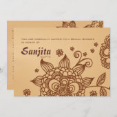 ヘンナインスピレーション招待状 招待状 (正面/裏面)