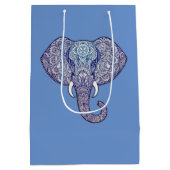 ヘンナエレファントアート ミディアムペーパーバッグ (裏面)