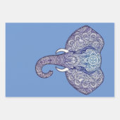 ヘンナエレファントアート ラッピングペーパーシート (正面)