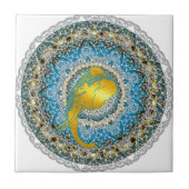 ヘンナエレファントマンダラガネシャマインドフルギフト タイル (正面)