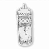 ヘンナキャンドル シール (正面)