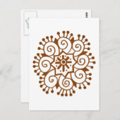 ヘンナサークル ポストカード (正面/裏面)