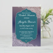 ヘンナスタイルジュエルブライダルシャワー招待状アラビアン 招待状 (スタンド正面)