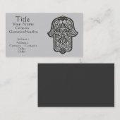 ヘンナハンドオブハムザ(オリジナル) 名刺 (正面/裏面)