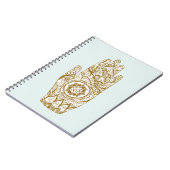 ヘンナハンドロータス ノートブック (左側)