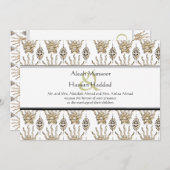 ヘンナハンド結婚（金） 招待状 (正面/裏面)