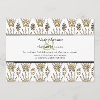 ヘンナハンド結婚（金） 招待状