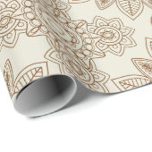 ヘンナパターン ラッピングペーパー (ロールコーナー)