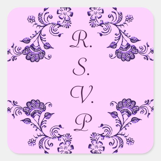 ヘンナフローラ スクエアシール (正面)