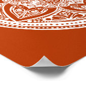 ヘンナマンダラ ポスター (角)