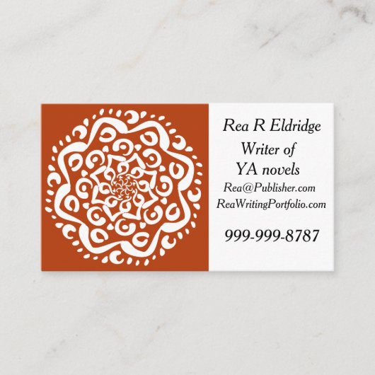 ヘンナマンダラ 名刺 (正面)