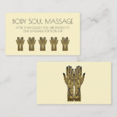 ヘンナメーンディハンズデザイン ロイヤリティカード (正面/裏面)