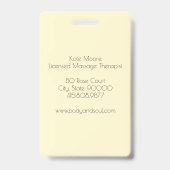 ヘンナメーンディハンズマッサージビジネス バッジ (裏面)