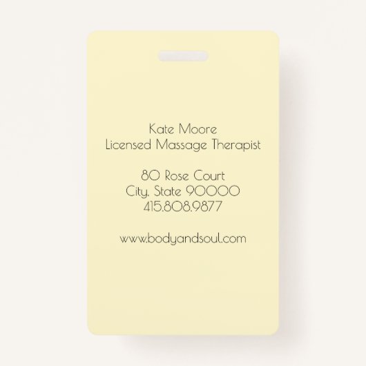 ヘンナメーンディハンズマッサージビジネス バッジ (裏面)