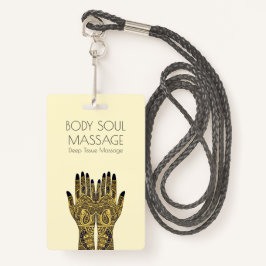 ヘンナメーンディハンズマッサージビジネス バッジ