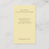 ヘンナメーンディハンズマッサージ 名刺 (裏面)