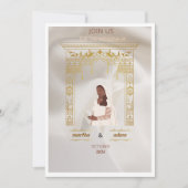 ヘンナ結婚ー 招待状 (正面)