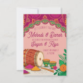 ヘンナ ドルキ 招待状 (正面)