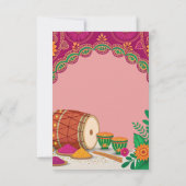 ヘンナ ドルキ 招待状 (裏面)