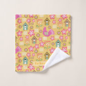 ヘンハウスカントリースカンジナビアワマスタード バスタオルセット (ウォッシュタオル)