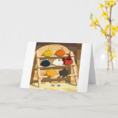 ヘンハウスグリーティングカード カード (黄色い花)