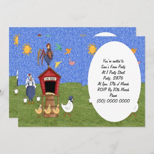 ヘンハウス 招待状 (正面/裏面)