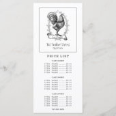 ヘンバナーファームランチ価格 メニュー (正面)