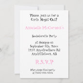 ヘンパーティー!ひなと鶏のバチェロレッテ招待状 招待状 (裏面)