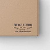 ヘンファミリーファームリターンカートンゴムスタンプ ラバースタンプ