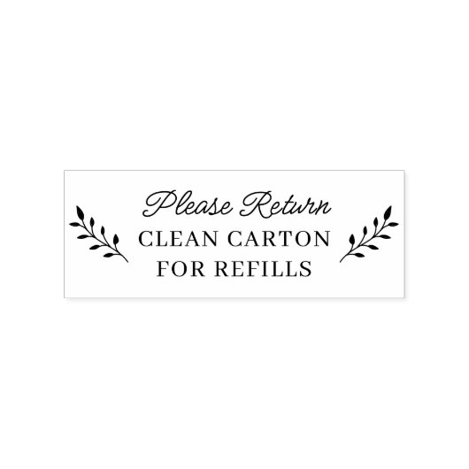 ヘンファミリーファームリターンカートンゴムスタンプ ラバースタンプ (インプリント)