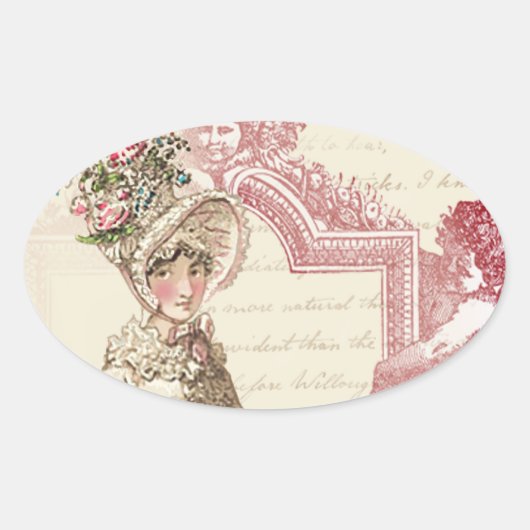 ヘンリエッタ 楕円形シール (正面)