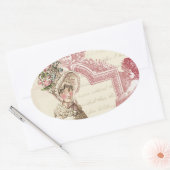 ヘンリエッタ 楕円形シール (封筒)