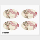 ヘンリエッタ 楕円形シール (シート)