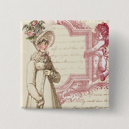 ヘンリエッタ 缶バッジ (正面)