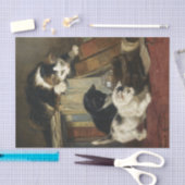 ヘンリエットロナーナイフで獲物を見る 薄葉紙 (クラフト)