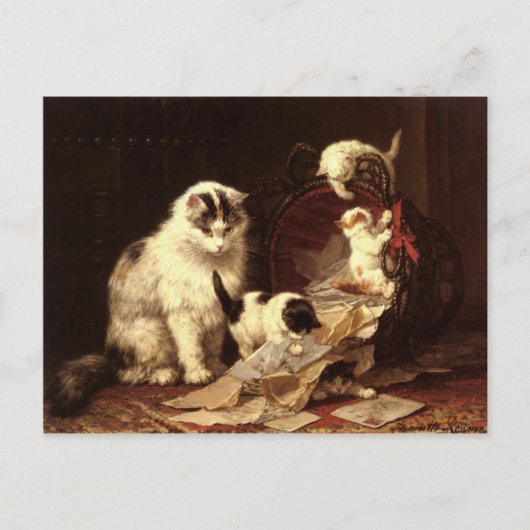 ヘンリエットロナーナイフ付き絵画はがき ポストカード (正面)