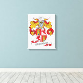 ヘンリケス家紋 キャンバスプリント (インサイチュ (ウッドフロア))