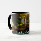 ヘンリック朝のお茶 マグカップ (正面左)
