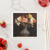 ヘンリファンティン – ラトゥール、花、ラクダ、チューリップ スタンダードカクテルナプキン (インサイチュ)