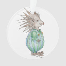 ヘンリーのハリネズミのクリスマスのオーナメント