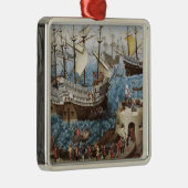 ヘンリーの優美の上のヘンリー八世Dieu メタルオーナメント (右)