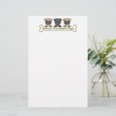 ヘンリーの夢の国のパグ 便箋 (スタンド正面)