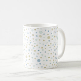 ヘンリーの紙吹雪水彩ドットクラシックマグカップ コーヒーマグカップ
