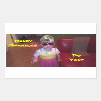 ヘンリーの輝き 長方形シール