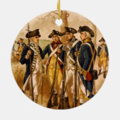 ヘンリーアレキサンダーOgden著大陸兵士 セラミックオーナメント (裏面)