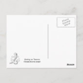 ヘンリーオンテムズ、アンティークモーターボート ポストカード (裏面)