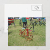 ヘンリーオンテムズ、アンティーク自転車2 ポストカード (正面/裏面)