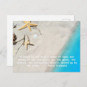 ヘンリーグランワルドビーチ引用文 ポストカード (正面/裏面)