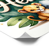 ヘンリーサファリ子供部屋ウォールアート ポスター (角)