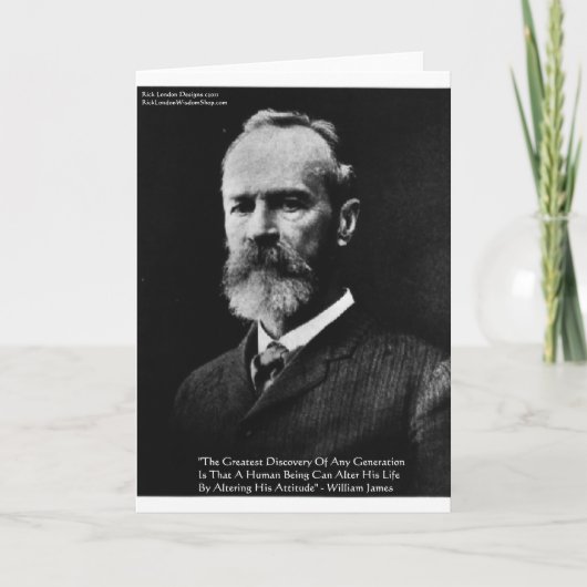 ヘンリージェームズアティートウィズウィズダム引用文ギフト&カード カード (正面)